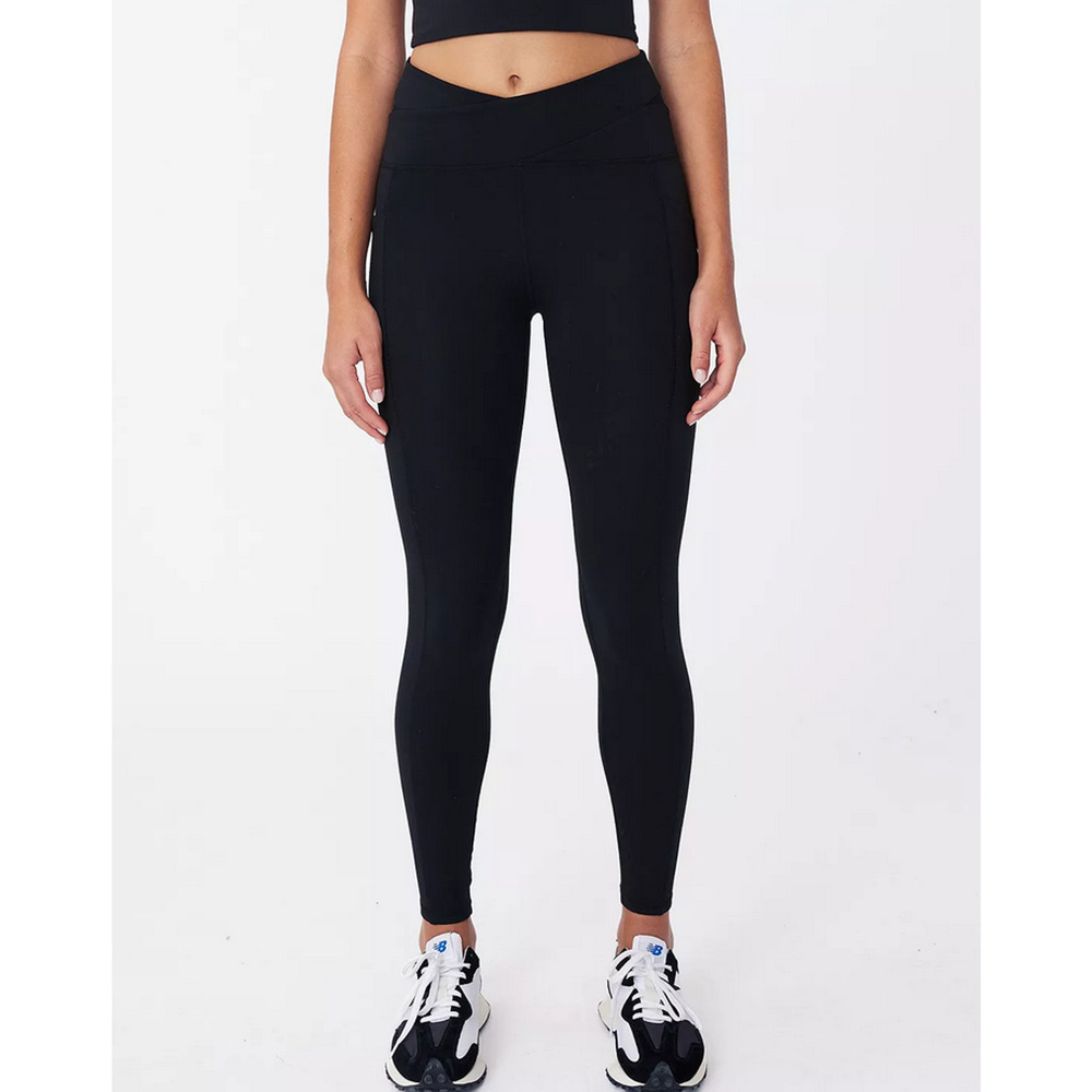 Cotton On Body Ultra Soft Cross Over Full Length Tight Pants Black Size XL 3094